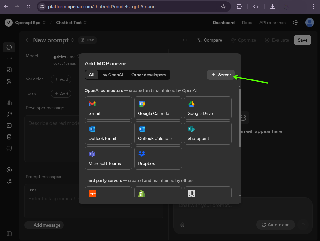 addServer